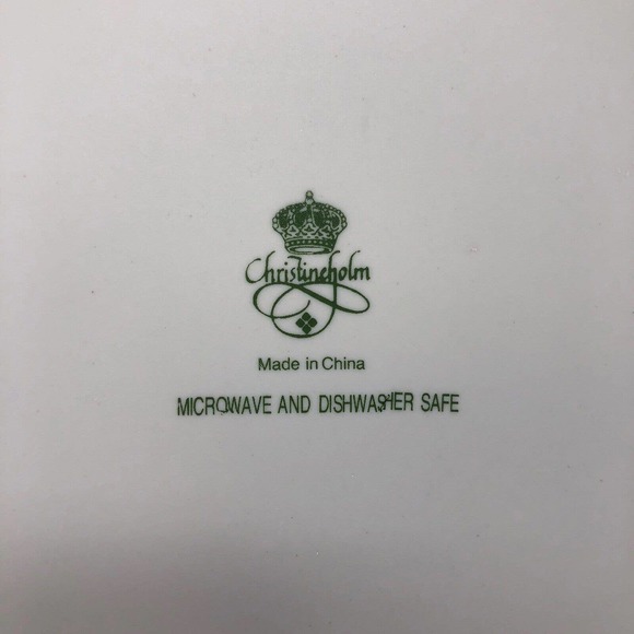 Pink Rose Pie Torte Tart Quiche Baking Dish Christineholm Plate Porcelain Fluted - Picture 6 of 7